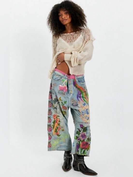 Magnolia Pearl Denim - Magnolia Pearl Peonies Dani Blues Denims Pants 906 Washed Indigo